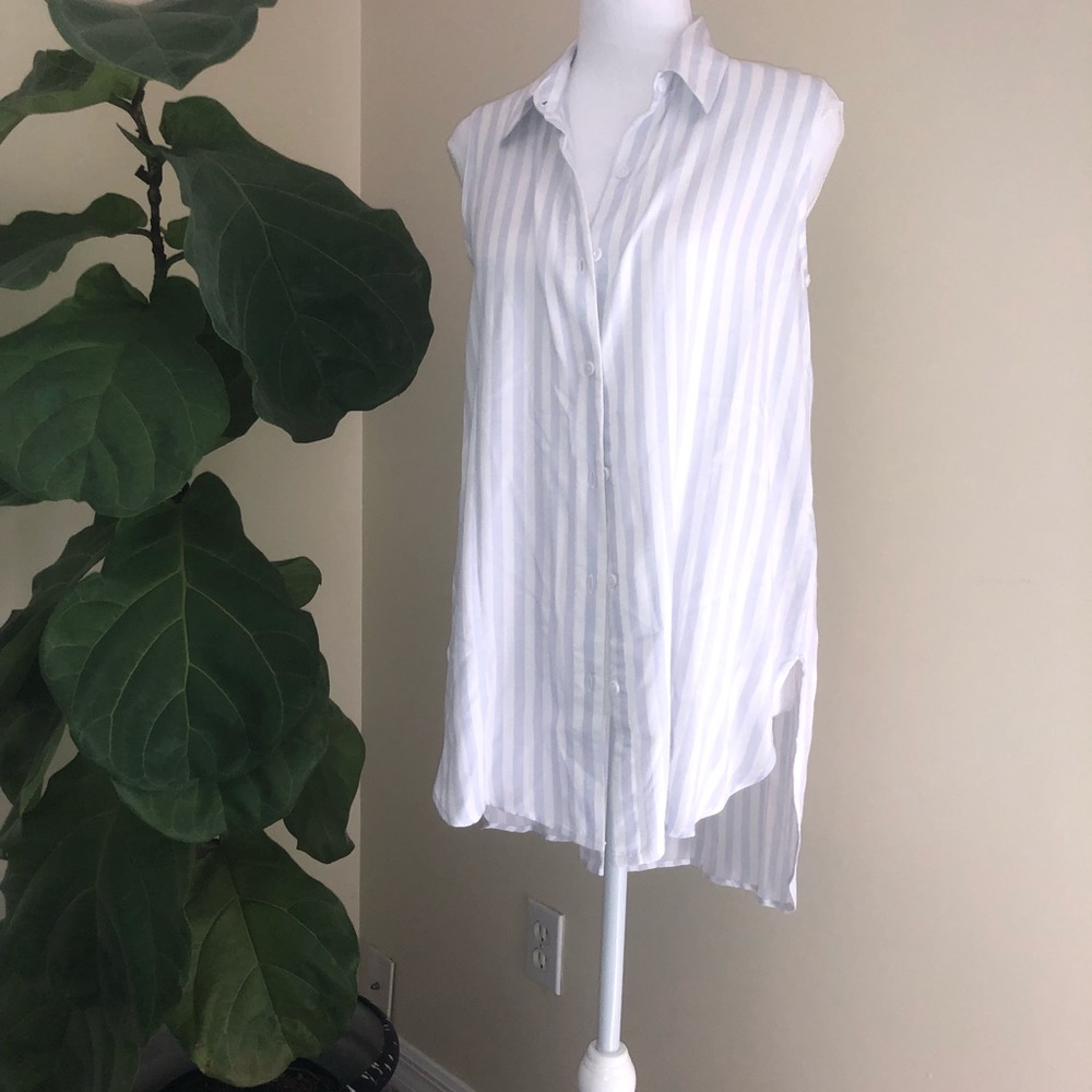Blue and White Coverup / Tunic